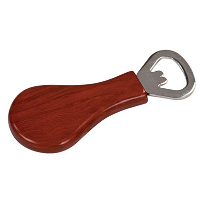 Rosewood Pear Shaped Bottle Opener