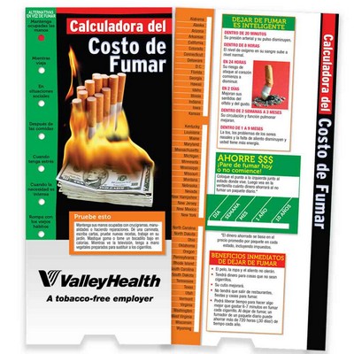 Spanish Language Cost of Smoking Calculator Slideguide - Personalized