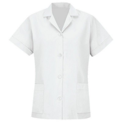 Red Kap™ Women's Loose Fit Short Sleeve Smock - White