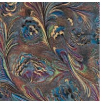 Marbled Feathers Masculine Gift Wrap (7 3/8"x100')