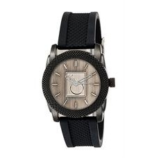 ABelle Promotional Time Maverick Medallion Black Ladies' Watch w/ Rubber Strap