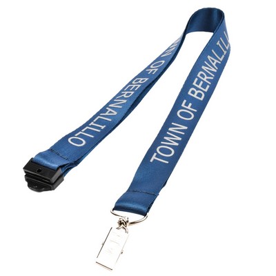 1/2'' Nylon Lanyard w/ Safety Breakaway