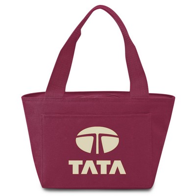 Sporty Cooler Tote--Maroon (1-Color Imprint)