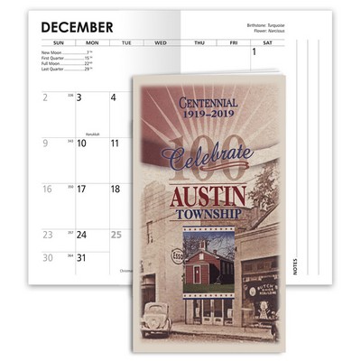 TC Datefinder® 14 Month Pocket Planner, Full Color Cover/Natural Stock