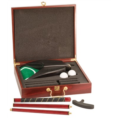 Laserable Rosewood Finish Executive Golf Set