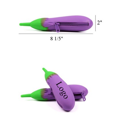 Eggplant Shape Silicone Bag