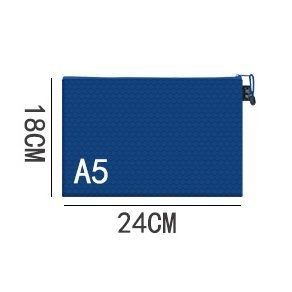 Zipper File Bag Canvas A5 Document Folder