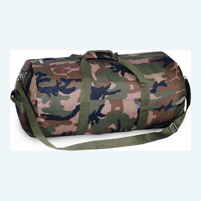 20-Inch Woodland Camo Duffel Bag