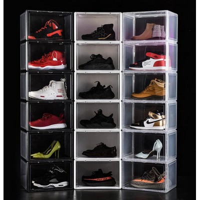 Stackable Drop Front Shoe Boxes