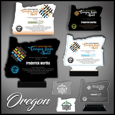 13" Oregon Black Budget Acrylic Award