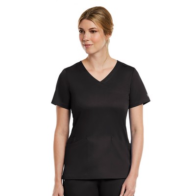 Maevn - Matrix - Women's Three-Pocket Curved Mock Wrap Top