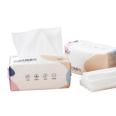 Disposable Cotton Cleansing Tissues Facial Towels