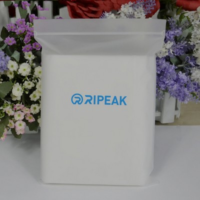 7.9 x 9.9 Inch Matte Frosted Resealable Plastic Bags Zip-Lock Seal Storage Pouch