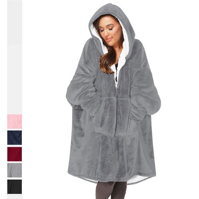 Oversized Blanket Hoodie Sweatshirt