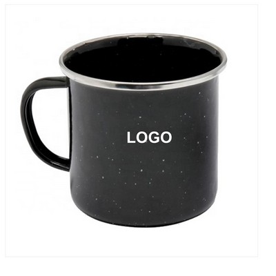 Retro Speckled Promotional Campfire Mug