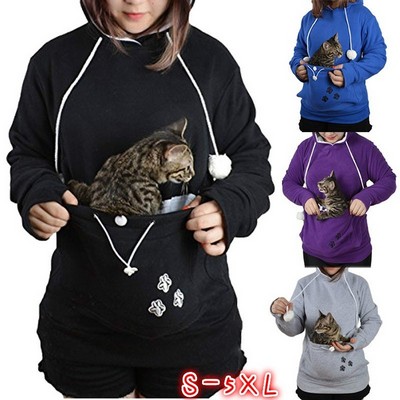 Women Pet Pouch Hoodie Women'S Hoodies