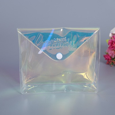 Clear Holographic PVC Makeup bag