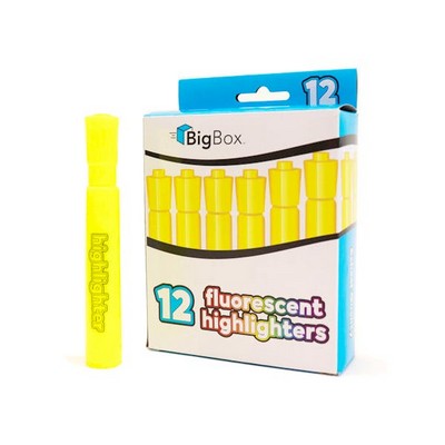 BigBox Highlighters, Yellow (Case of 288)