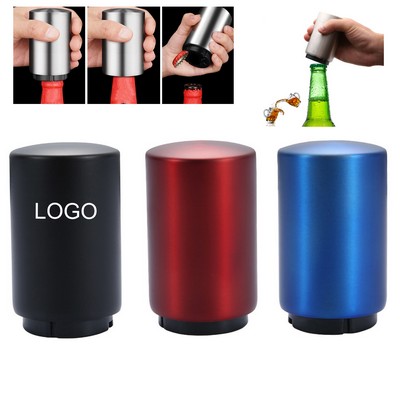 Automatic Push Down Magnet Beer Bottle Opener