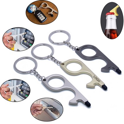 No Touch Door Opener Keychain Tools