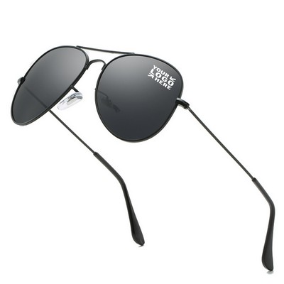 Metal Pilot Aviator Sunglasses