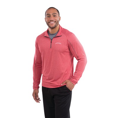 Men's TAZA Performance Knit Quarter Zip with Thumb Holes