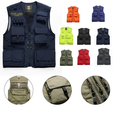 Casual Outdoor Work Cargo Vest