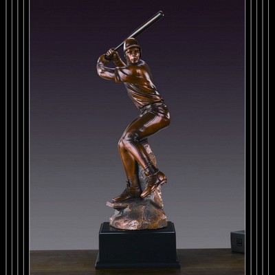 Baseball Player Trophy (5"x17")