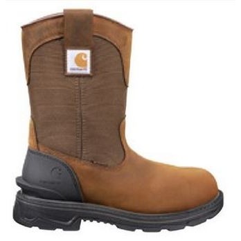 11" Carhartt® Men's Brown Alloy Toe Ironwood Waterproof Wellington Boot