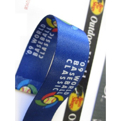 Sublimation Smooth Lanyard w/Swivel Options (1x36)