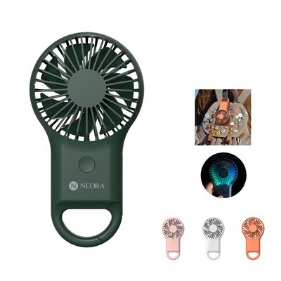 Mini Hand Fan w/Carabiner