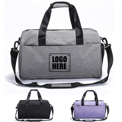 GYM Heather Duffel w/Individual Shoes Pocket