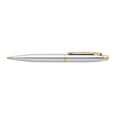 Sheaffer VFM Polished Chrome Gold Plated Trim Ball Point