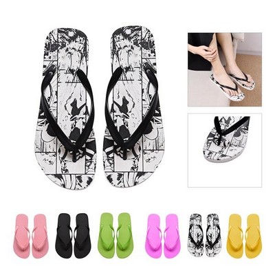 Custom Summer Outdoor Beach Flip Flops