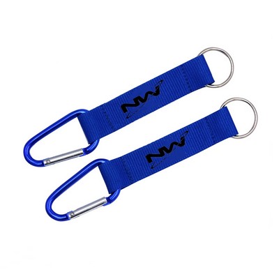 Carabiner With Key Chain Lanyard