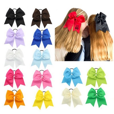 8" Cheering Bowtie Ribbon Bows