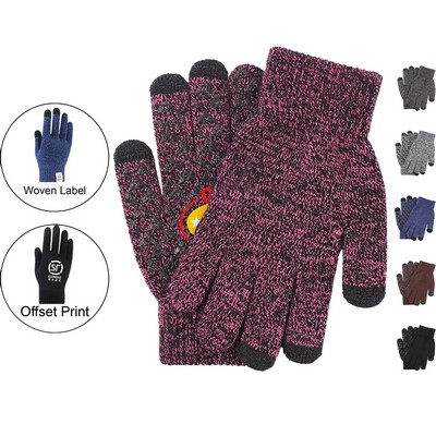 Non-Slip Gloves W/ 3 Finger Touch