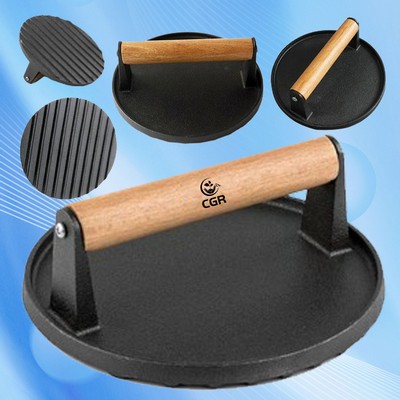 Circular Iron Burger Press - Direct Import