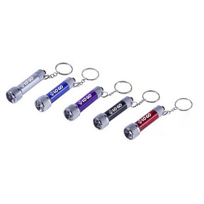 Aluminum Mini 5 LED Flashlights Keychain