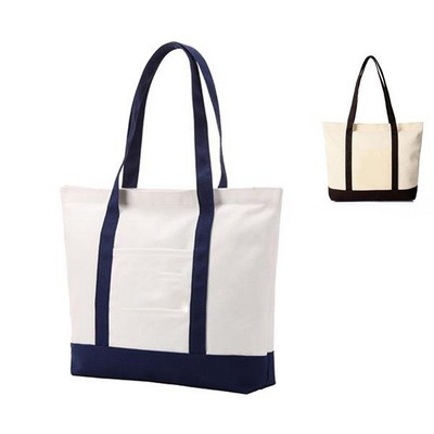 Heavy Duty Deluxe Tote Bag Open Top Design with Outer Pocket