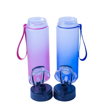 24 Oz. BPA Free Non-Toxic Tritan Plastic Leak Proof Water Bottle