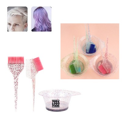 3-PC Hair Dye Brush Bowl Set