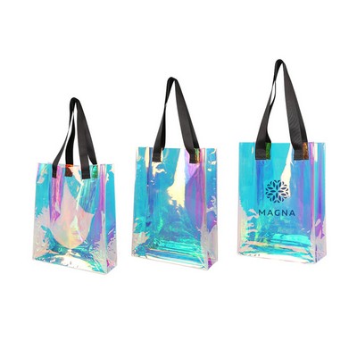 Clear Rainbow PVC Tote Bag