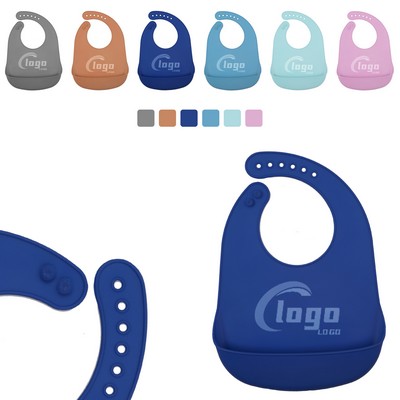 Adjustable Silicone Soft Baby Bib