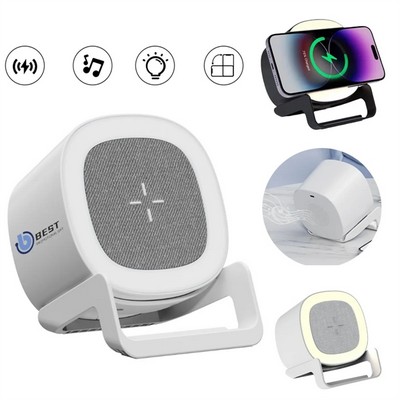 Wireless Charging Bluetooth Speaker Light