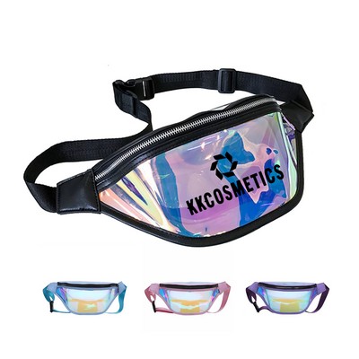 PVC Waterproof Iridescent Waist Bag Fanny Pack