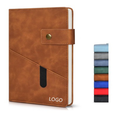 A5 Lined Leather Journal Notebook 200 Pages