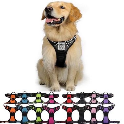 No-Pull Pet Harness with 2 Leash Clips