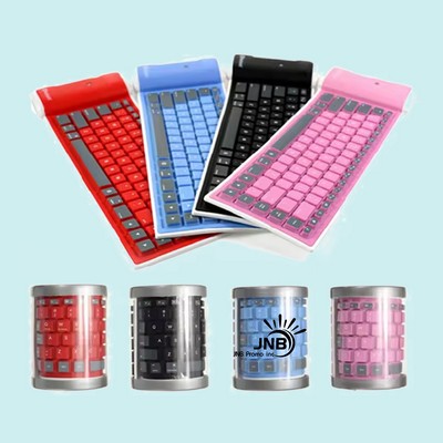 Convenient Wireless Silicone Soft Keyboard