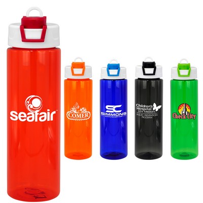 Two Tone Pop Up 24 oz. Colorful Bottle